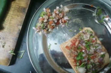 (easy healthy samayal) onion with tomato sandwich with sauce