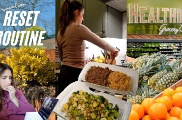 GETTING MY LIFE TOGETHER / post-vacation reset, healthy recipes, productive routines, chit chat