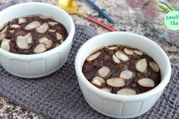 Best baked oatmeal recipe in 1 minute! Low calorie dessert for breakfast!