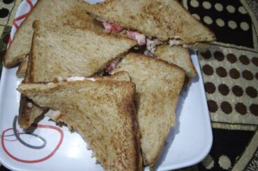 Easy & Quick Veg Mayo Sandwich #Shorts #Healthy Breakfast Recpie