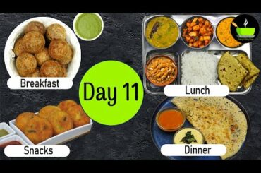 One-Day Meal Plan | Breakfast Lunch And Dinner Plan | Healthy Indian Meal Plan Day-11 |Quick  Recipe