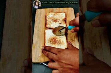 #shorts NEVER SEEN RECIPE_Crispy & Sweet Bread Snacks Recipe_2 min Snack Recipe #rashmiskitchenshots