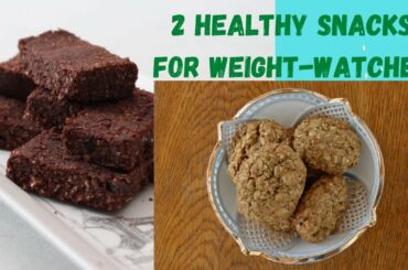 2 HEALTHY SNACK RECIPES FOR WEIGHT WATCHES || OATMEAL COOKIES || LOW CALORIE BROWNIES