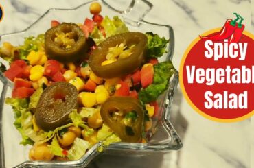 Spicy Healthy Vegetable Salad | Diet And Weight Loss Salad Recipes By Health Cravings | Salad Recipe