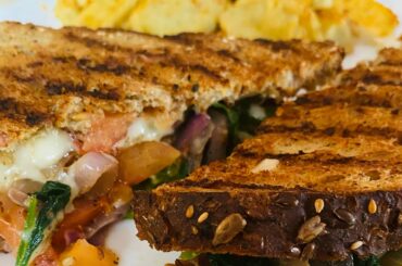 Healthy and weight loss lunch Recipes/Multigrain vegetable sandwiches and sweet potato/USA Tamil