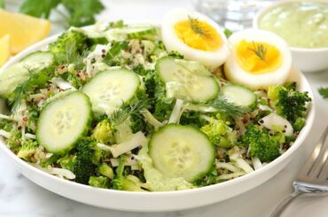 Green Goddess Salad | Healthy + Protein Packed + Make Ahead Recipe!