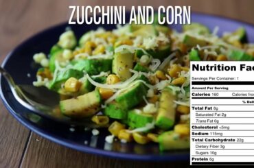 Healthy Weightloss Recipes | Zucchini and sweet Corn 160 calories | Booths Fitness