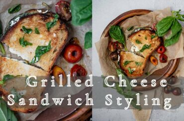 Grilled Cheese Sandwich Food Styling #shorts