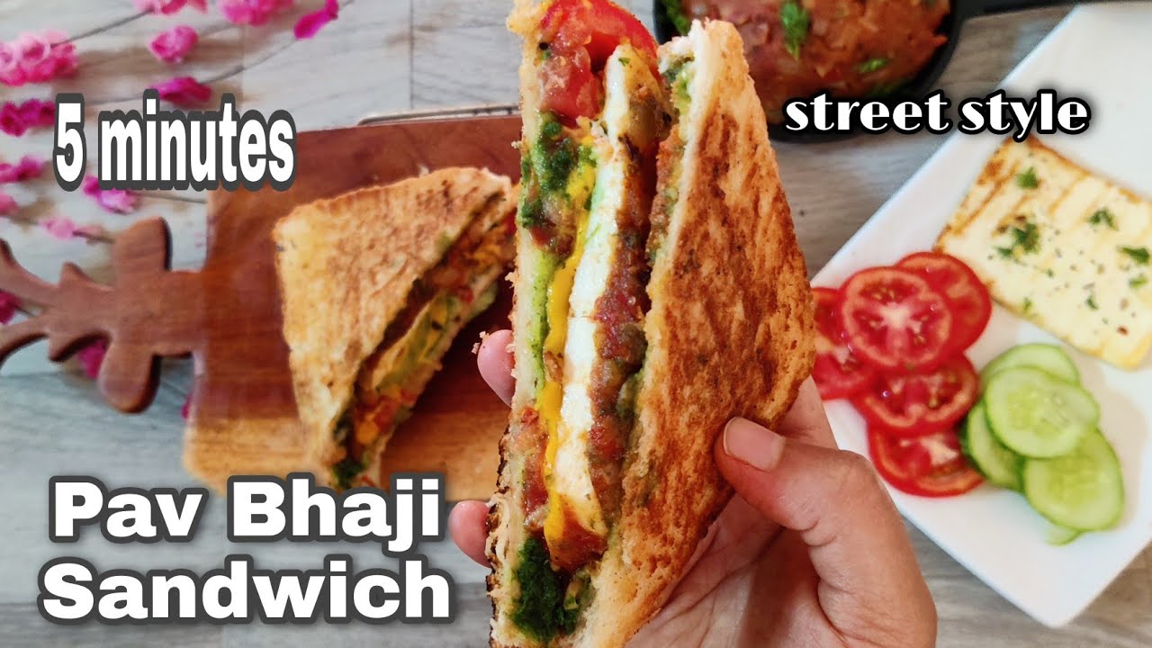 Sandwich Recipe/Pav Bhaji Sandwich Recipe/Paneer Pavbhaji Sandwich/Breakfast Recipes/lunchbox recipe Sandwich Recipe/Pav Bhaji Sandwich Recipe/Paneer Pavbhaji Sandwich/Breakfast Recipes/lunchbox recipe