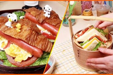 Ms Shi & Mr He Sandwich Recipes Compilation | Shi's Cooking ASMR