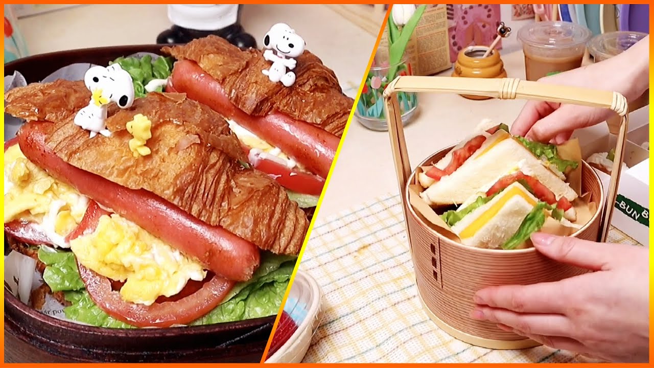 Ms Shi & Mr He Sandwich Recipes Compilation | Shi's Cooking ASMR Ms Shi & Mr He Sandwich Recipes Compilation | Shi's Cooking ASMR