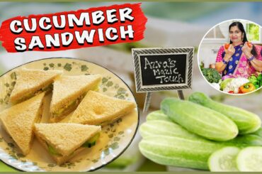 Cucumber Sandwich #cucumber #healthy #food #viral #trending #easy #kids #creative #special #homemade