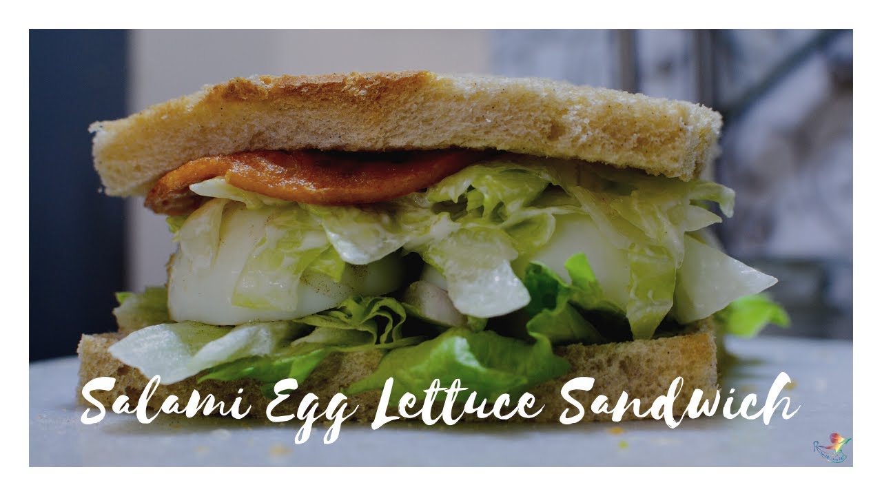 Salami Egg Lettuce Sandwich|Healthy Breakfast & Snack Recipe|Yummy Sandwich|Quick & Easy Recipes Salami Egg Lettuce Sandwich|Healthy Breakfast & Snack Recipe|Yummy Sandwich|Quick & Easy Recipes