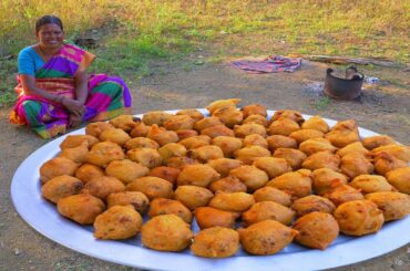 Potato Bonda Recipe | Masala Bonda | Easy Snacks Recipes | Village Cooking | Side Dish Recipes