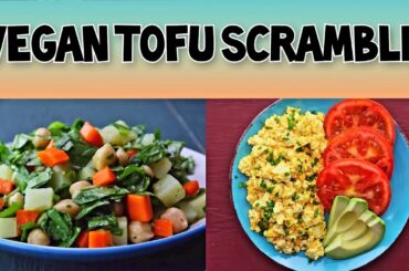 Tofu scramble recipe | Quinoa salad recipes | Healthy vegan breakfast for weight loss