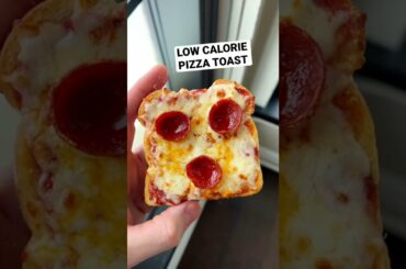 Low Calorie Pizza Toast #shorts