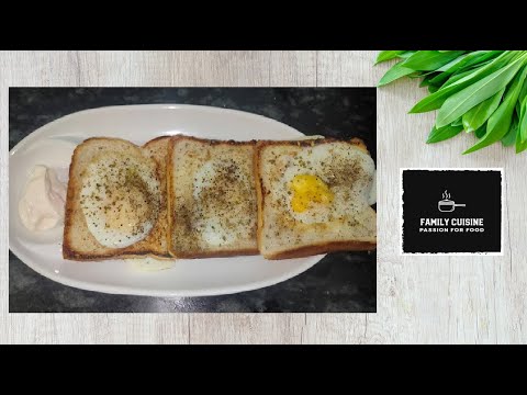 Egg Inside Bread | Quick And Easy Breakfast | Healthy Recipe | Family Cuisine Egg Inside Bread | Quick And Easy Breakfast | Healthy Recipe | Family Cuisine