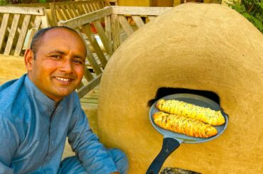 Chicken Bread In Mud Oven | How To Make Chicken Bread | Easy Bread Recipe | Village Food Secrets