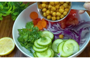 High protein  Healthy Salad Recipe For Fast  Weight Loss|Flat Belly and Easy Salad|protein salad