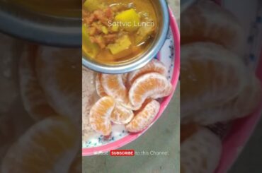 Sattvic Lunch | #Shorts |