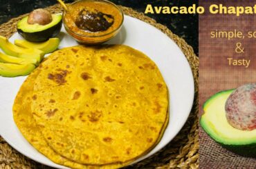 Avacado Chapathi | How to make Avacado chapati in Telugu | Healthy recipe