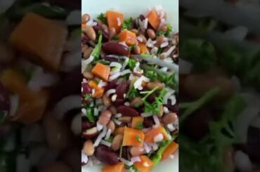 Mixed Beans and Rice Salad | Healthy Salad Recipe