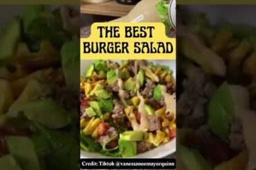 Best Burger Salad | #shorts #healthydinner #weightloss #healthyrecipes #mealprepideas
