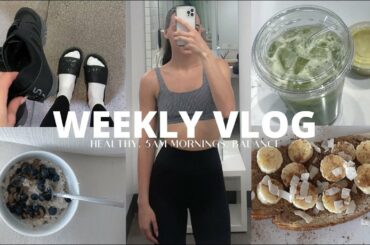 HEALTHY WEEK IN MY LIFE: getting into a new routine, spin classes, healthy recipes + LOTS of balance