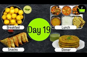 One-Day Meal Plan | Breakfast Lunch And Dinner Plan | Healthy Indian Meal Plan Day - 19 |Easy Recipe