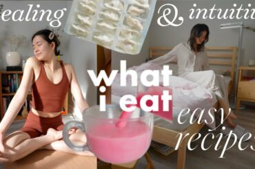 a day of intuitive eating ~ easy vegan recipes + meal prep ideas