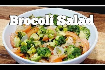 Brocoli and Tomato Salad//Healthy Brocoli Salad Recipe #salad #tomatosalad