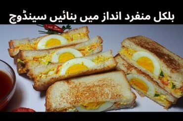 Best and Unique Egg Sandwich Recipe| Healthy  Egg Sandwich Breakfast Recipe| Cuisine specialist