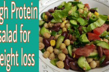 Your Favourite Protein salad Recipe | High Protein Veg Salad For Weight Loss | Healthy Salad