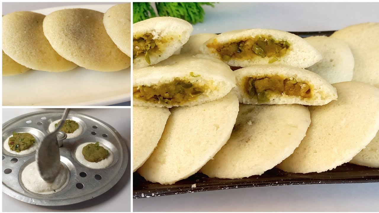 Instant green Peas stuffed Idli | Rava idli | Easy Breakfast recipe | New Breakfast recipe Instant green Peas stuffed Idli | Rava idli | Easy Breakfast recipe | New Breakfast recipe