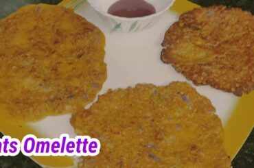 Oats Omelette Recipe//Weight Loss Food//Healthy Breakfast Recipe