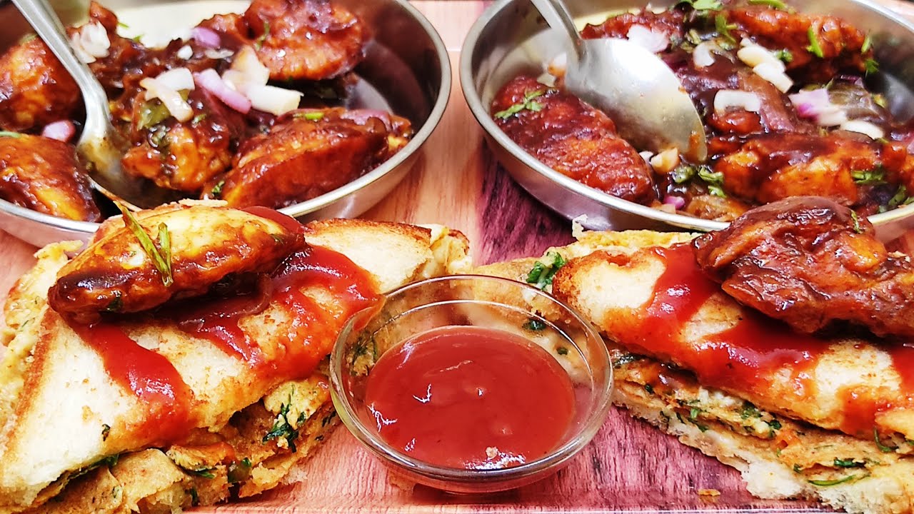 Egg Manchurian & Cheese Egg Sandwich Recipe Make A New Style Egg Manchurian & Cheese Egg Sandwich Recipe Make A New Style