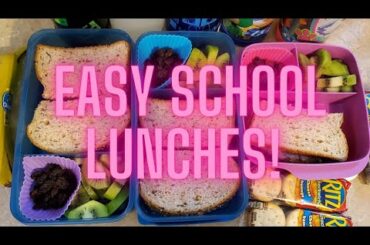 QUICK & EASY SCHOOL LUNCH IDEAS!!