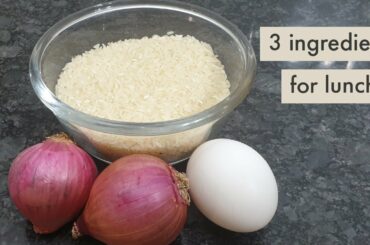 3 ingredients for lunch! A simple & satisfying lunch recipe!3 ingredient recipe