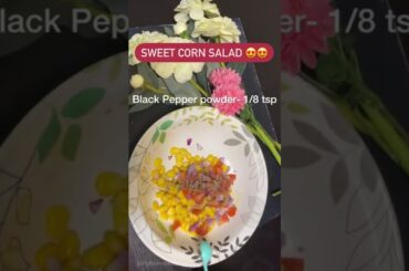 Healthy Corn Salad Recipe | Sweet Corn Salad | Healthy Diet Recipes