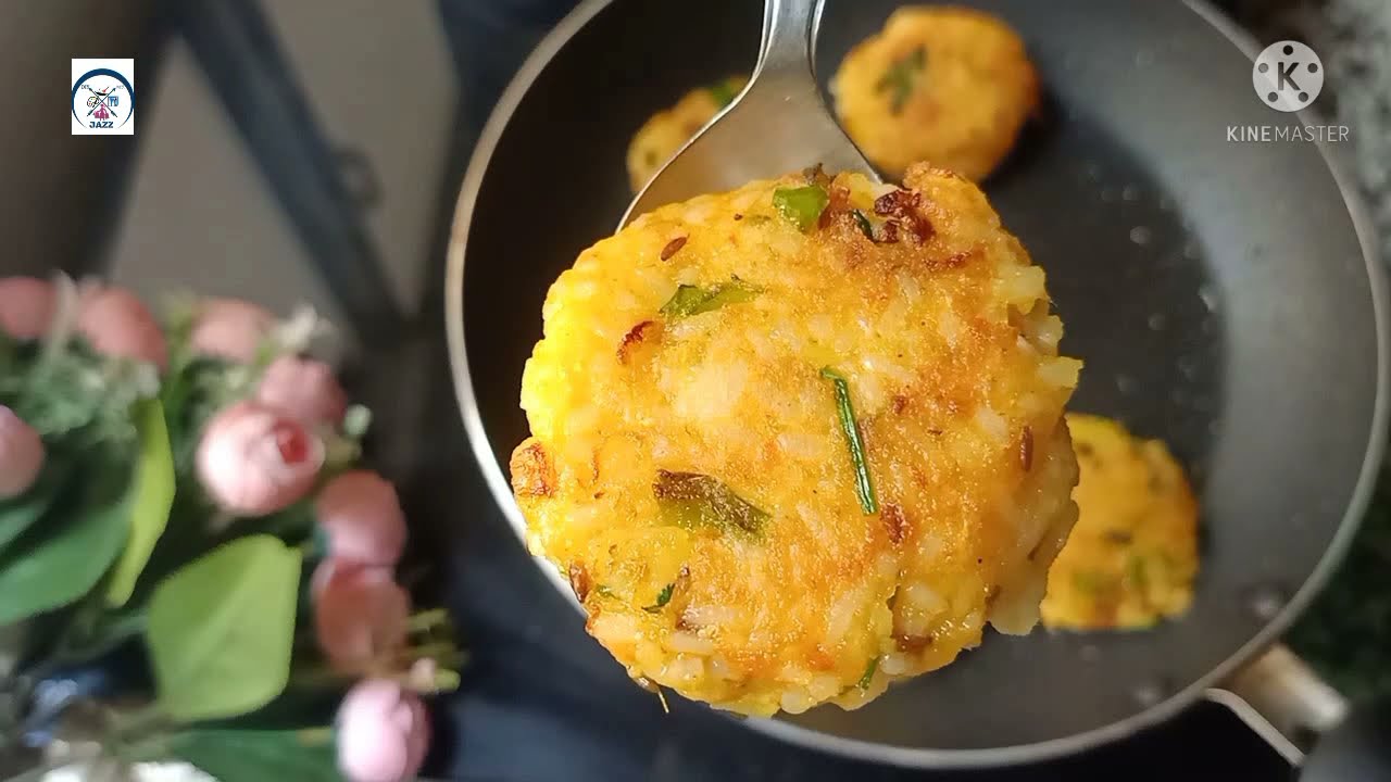 Rice Cutlet || Leftover Rice Cutlet || Healthy Snack Recipe@DIY with JAZZ Rice Cutlet || Leftover Rice Cutlet || Healthy Snack Recipe@DIY with JAZZ