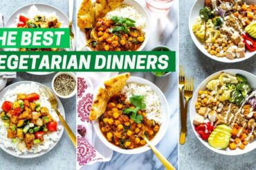 4 EASY VEGETARIAN DINNER RECIPES | Simple and Delicious Dinner Ideas Even Meat Eaters Will Love