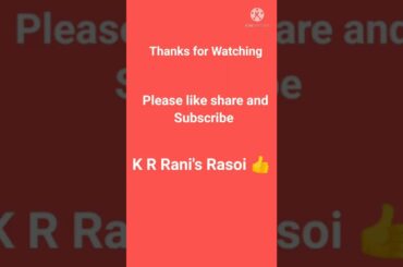 # Shorts Healthy Breakfast Recipes #Youtube Shorts #K R Rani's Rasoi