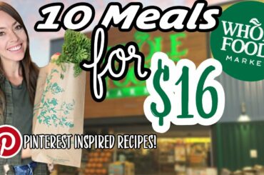 Healthy Meals on a VERY Low Budget | Pinterest *Inspired* Budget Meals From Whole Foods Market