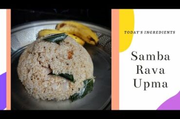 Samba Rava Upma | Wheat Upma | Weight Loss Recipes | Healthy Recipes
