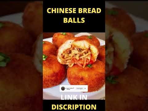 Chinese Bread Balls Recipe By At Home Cooking Fantasy | #shorts Chinese Bread Balls Recipe By At Home Cooking Fantasy | #shorts