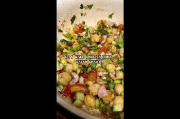 Chickpea/Chole Salad Chaat | Healthy Salad for weight loss | Salad Recipes | Protein Salad