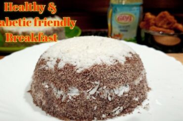 Healthy & Tasty RAGI PUTTU  Recipe | Diabetic Friendly Recipes |Breakfast Recipes | Doodle Art