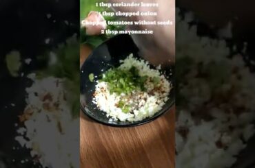 Egg Sandwich recipe || If you want to eat healthy breakfast then try this recipe #shorts