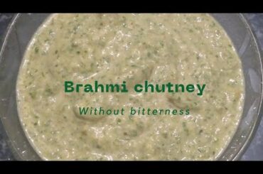 Vallarai chutney / Memory booster chutney  / healthy recipes