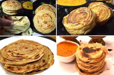 Top 4 Parotta recipes with salna-Less oil, soft, Easy to make, healthy Breakfast/dinner